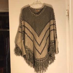 Poncho Sweater by Reba